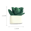 Miniatyrbilde 3 av 5: 20 stk sukkulenter dekorative trykknapper Floret Thumbtacks for