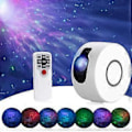 Miniatyrbilde 1 av 4: Ny Stjernehimmel Projeksjonslampe, 3D Visjon Fargerik LED Laser Nebula Lampe, LED Projeksjonslampe for Barnerom Ferie (EU-kontakt)