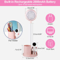 Miniatyrbillede 4 af 5: LED Børne Skrivebordslampe, Genopladelig Justerbar Trådløs Bordlampe med