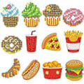 Pikkukuva 1 / 5: Burger-sarjan timanttitarrasarja (tyyli 4)