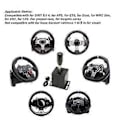 Miniatyrbild 5 av 5: USB Simulator Växelspak 6 Plus R Racing H Växelspak med Kolfibergrepp för Logitech G29 G27 G25 G920 för T300RS GT Svart