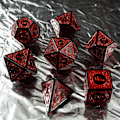 Pikkukuva 5 / 5: 7 kpl Polyhedral-noppasetti Peli, Kaksisävyinen Polyhedral-noppasetti,