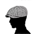 Miniatyrbild 2 av 5: Newsboy Hatt Pojke Hatt Herr Flat Cap Huvudbonad Mjuk Födelsedagspresent Manlig Basker Hatt Flap Cabbie Hatt för Camping Fiske (Ljusgrå)