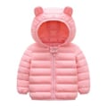 Miniatyrbild 2 av 3: Barn Hoodie Dunjacka Pojkflickor Toddler Vinter Zippade Vadderade Jackor Ytterkläder (4-5 år)