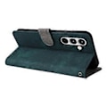 Miniatyrbillede 4 af 5: Læder Wallet Case med RFID-blokering til Samsung Galaxy A35 5G - Grøn (Grøn)