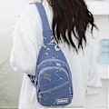 Miniatyrbild 2 av 5: Liten crossbody-väska för damer, axelremsväska, lämplig för vandring, resor, sport, löpning, slitstark för utomhusbruk