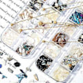 Pikkukuva 4 / 5: Värikkäät simpukankuori-kynsitarrat, 3D-irisoivat abalone-koristeet manikyyreihin, merenneitopaljetit salonki- ja kotikynsitaiteeseen