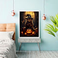 Pikkukuva 3 / 5: 30*40cm DIY Halloween timanttimaalaus tarvikkeet, Ghost Cat 5D