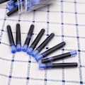 Miniatyrbillede 5 af 5: 30 stk Jinhao Universal Sort Blå Blækpatroner til Fyldpenne 2,6 mm Efterfyldninger (Sletbar Blå)