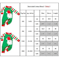 Miniatyrbilde 2 av 2: Julepyjamas for familien - matchende pyjamas for pappa, mamma, datter og sønn med Santa Claus-trykk - julepyjamassett (6-9 måneder spedbarn)