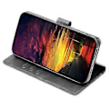 Miniatyrbillede 2 af 5: Flip PU læder Wallet Case Stand Kalvetekstur Telefon Cover til Nokia G11 Plus 4G - Sort (Sort)