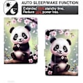 Miniatyrbillede 5 af 5: Stativ Etui til iPad (2025)/iPad 10.9 (2022) Tablet Læder Cover med (Sakura Panda)