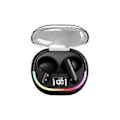 Miniatyrbillede 3 af 5: Trådløst Bluetooth Headset Mini Bezel E-Commerce In-Ear Høj Lydkvalitet Udsøgt Åndedrætslys Strøm Digital Display (Sort)