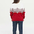 Miniatyrbillede 4 af 5: Familie Matchende Juletrøje Mænd Kvinder Børn Grim Snowflake Strikket Trøje Jumper Toppe Strikvarer (4-5 År Barn)