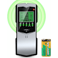 Miniatyrbillede 1 af 5: Kabeldetektor, 5 i 1 vægdetektor, LCD-display med batteri, W