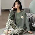 Pikkukuva 1 / 4: Joulupyjamat, perheen yhteen sopivat pyjamat, pyjamasetti, syksy, pitkähihainen, piirretty Snoopy-pyjama naisille Xxxl 80-90kg 10