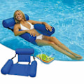 Miniatyrbillede 2 af 5: Flydende stol Pool stole Oppustelig Lazy Water Bed Lounge Chair