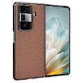 Miniatyrbillede 3 af 5: For Honor Magic Vs3 5G Cover Kulfibertekstur Stødsikkert PU+PC Telefon Cover (Style E)