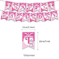 Miniatyrbild 3 av 5: Aristocats Marie Katt Rosa Tema Barn Flickor Söt Födselsdagsfest Dekorationer Set Ballonger Banner Tårta Topper Tillbehör Kit ( )