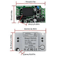 Miniatyrbillede 2 af 5: Trådløs RF Fjernbetjening RF 433Mhz Vægpane Smart Switch Relay Modtager Fan Lyskontakt Modtager 220V Modul Sender ( )