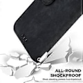 Miniatyrbild 4 av 5: Mobilfodral för Motorola Edge 40 Neo 5g - Söt Tiger Tryckt PU-Läder Flip Cover (Svart)