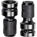 Miniatyrbilde 1 av 5: 2 stk. Sockeladapter 1/2\" firkant til 1/4\" Slagtrekkeradapter Qui