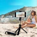 Miniatyrbilde 3 av 5: Bluetooth Selfie Stick, Uttrekkbar Bærbar Selfie Stick Justerbar Teleskopisk Rotasjonsstick med Tripod Fjernkontroll, Telefonholder for Smarttelefoner