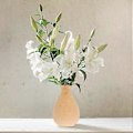 Miniatyrbillede 2 af 4: 1 stk. Træ Blomstervase Indendørs Dekorativ Vase Hjem Blomsterarrangement Beholder