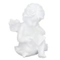 Miniatyrbillede 4 af 5: Kerub Statue Livagtigt Udseende Boglæsning Holdbar Resin Bredt Anvendt Haveengel til Soveværelse Kontor Bibliotek