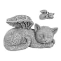 Miniatyrbilde 4 av 5: Kjæledyr Minnestatue Resin Sovende Kjæledyr Engel Hageskulptur for Kjæledyr Minnegravstein Ornament Engel Katt