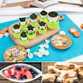 Miniatyrbillede 5 af 5: 9 stk. Grøn rustfri stål frugt blomst grøntsag skærer cookie C