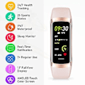 Miniatyrbillede 2 af 5: Fitness Tracker Smartwatch, Aktivitetsmåler med 1,1\" AMOLED Touch Farveskærm, Vandafvisende Skridttæller til Android iPhones -GSL Sort