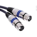 Miniatyrbillede 2 af 5: Dobbelt hun XLR til han RCA kabel ledning 2 XLR til 2 RCA stik lydkabel (1,5M)