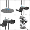 Miniatyrbillede 4 af 5: Controller Holder, Controller Stand, 3-trins Controller og Headset Holder til Universelle Headsets og Controllers