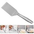 Miniatyrbilde 2 av 5: Spatel i rustfritt stål, flat spatel, stor fiskespatel, grillspatel, grillspatel, stekebordsskrape, biffspatel, pannekake B