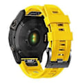 Miniatyrbillede 1 af 5: Type G Silikone Urrem 26mm til Garmin Tactix 7 Pro/Fenix 7X/Fenix 6X Pro (Style G)