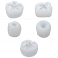 Miniatyrbillede 1 af 3: 5 stk. Lys Siliconeforme, Sukkulenter Form Til DIY Lys Håndværk
