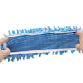 Pikkukuva 5 / 5: Pestävä Lazy Mop - pölytossut lattian puhdistukseen, kotikäyttöön, sukat kengät (2 kpl sininen)