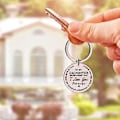 Miniatyrbillede 2 af 4: Nøgleringe & nøglekæder DIY Til Min Datter Rustfrit Stål Efternavn 26 Bogstaver Nøglering 2,5 cm S