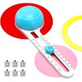 Miniatyrbild 1 av 5: Cirkelsågskniv, cirkulär roterande kniv för pappershantverk Scrapbooking (inkluderar 3 blad)