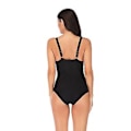 Pikkukuva 3 / 3: Tyttöjen uimapuku yksivärinen bikinin sexy slim hollow-out beauty back plus size naisten uimapuvut Xxl Valkoiset raidat