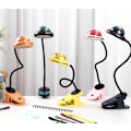 Miniatyrbillede 2 af 3: Klips på LED-lampe med USB-opladning skrivebordslampe, soveværelseslæselampe
