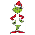 Miniatyrbilde 2 av 5: 4 stk/sett Julenissen Grinch Juletrær Topper Dekor Hode Ben Hånd Festpynt Rekvisitter ( )