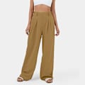 Miniatyrbillede 5 af 5: Dame Højtaljede Vidbensede Bukser Bløde Letvægts Sweatpants til Shopping Dating (XL Blå)