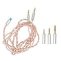 Miniatyrbillede 1 af 4: Hovedetelefon Opgraderingskabel 3 i 1 Tabfrit Lyd Balanceret Kabel Udskiftning til MDR Z7 Z7M2 Z1R til Ananda Sundara HE400( )