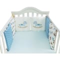 Miniatyrbilde 1 av 5: 6 stk sengkant redebeskyttelse hodebeskyttelse sprinkelseng støtfanger baby seng 30x3