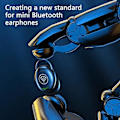 Miniatyrbillede 5 af 5: Søvnørepropper Trådløse Bluetooth Headset Bluetooth 5.3 Mini In-Ear Mikrofon Bærbar Øretelefoner Til Søvn BK