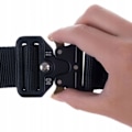 Miniatyrbillede 3 af 5: 1 stk Holdbar Bælte med Spænde Sort