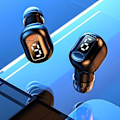 Pikkukuva 3 / 5: Bluetooth 5.3 Langattomat Kuulokkeet M5 Hifi Korvanapit Mini Näkymätön Korvassa Led Digitaalinen Näyttö (Musta)