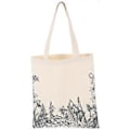 Miniatyrbillede 1 af 3: Canvas Tote Taske Blomsterprint Håndtaske Stor Kapacitet Tote Taske til Pige